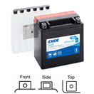 Exide ETX16-BS motobaterie AGM suchá, přednabitá 12V 14Ah 215A 150x87x161 LEVÁ