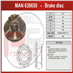 kotouč brzdový MAN 14-18 t. SOR přední - Profi Part, 377x162