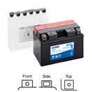 Exide ET12A-BS motobaterie AGM suchá, přednabitá 12V 9,5Ah 130A 150x87x105 LEVÁ