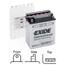 Exide EB12AL-A motobaterie suchá, přednabitá 12V 12Ah 165A 134x80x160 ploché póly