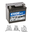 Exide AGM12-5 motobaterie AGM naplněná z výroby 12V 4Ah 70A 113x70x105