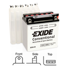 Exide EB9-B motobaterie suchá, přednabitá 12V 9Ah 100A 135x75x139 LEVÁ