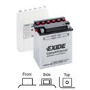Exide 12N14-3A motobaterie suchá, přednabitá 12V 14Ah 130A 134x89x166