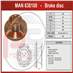kotouč brzdový MAN L2000 přední - Profi Part, 330x135x104x15