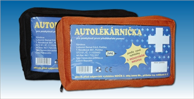 Autolékárnička v textilním obalu