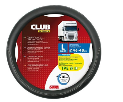 Lampa (Italy) Potah volantu 46-48cm černý Club L Premium TPE