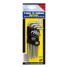 Alca Germany 135-0502 Klíče TORX s dírou, sada 9ks, 446100