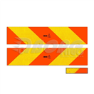 261-0207 Tabule na auto šrafovaná RR tahač samolepící 2ks 566x132mm TWY149  ECE 70.01 E20