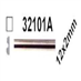 Samolepící lišta chromovaná, 1x černý proužek, 5m, 12x2mm, 3