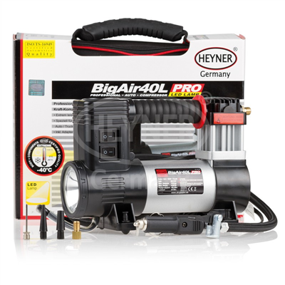 HEYNER Kompresor 12V BigAir 40l s osvětlením