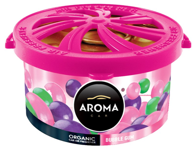 Osviežovač vzduchu AROMA CAR ORGANIC Bubble gum