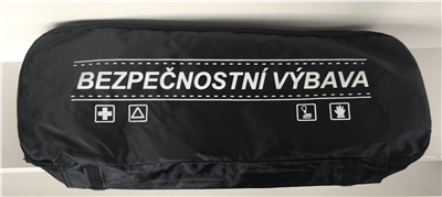Textilní obal pro soupravu s povinnou výbavou, černý
