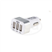 Zástrčka s 3x USB výstupem (1,0A 1,0A 2,1A), 12/24V, bílo-st