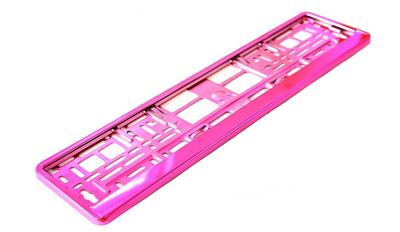 Podložka pod SPZ metallic PINK