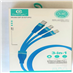 Kabel USB 3v1 s konektory Apple, microUSB, USB-C 70107
