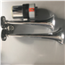 Fanfára 2 trubky chrom 12V s kompresorem, L-37+32cm, TS607