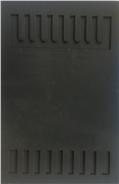 101-0302 Zástěrky k vozíku gumové  25x38 cm,  1ks