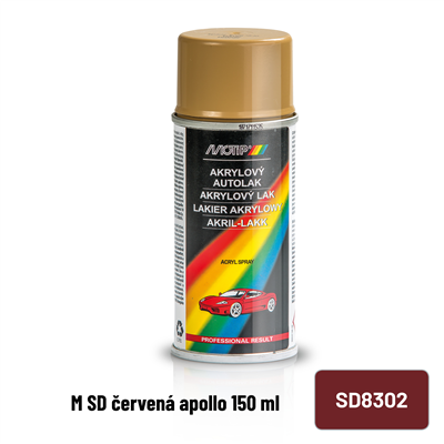 Motip Barva SD červená apollo 150ml
