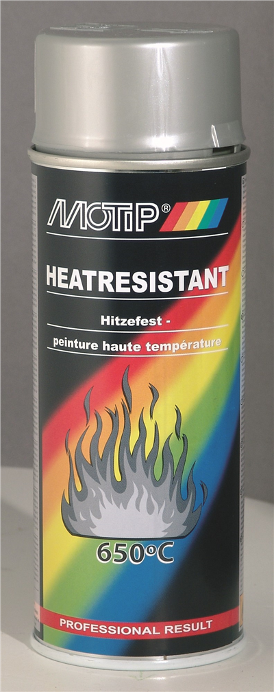 Motip žáruvzdorná barva 800°C, stříbrná, 400ml