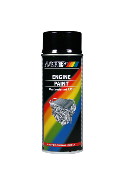 Motip Barva na motory černá 400ml