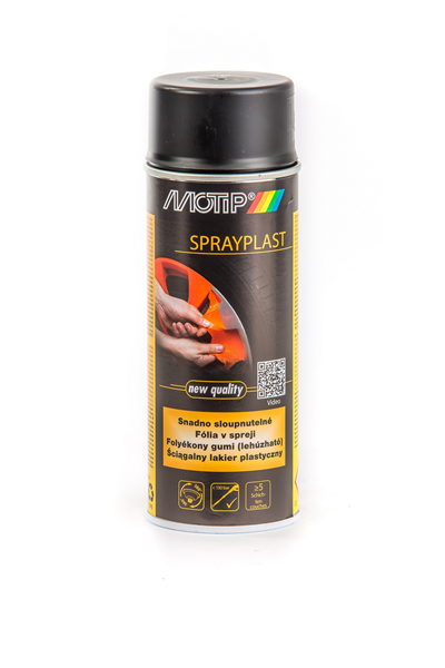 Motip Sprayplast černá mat 400ml