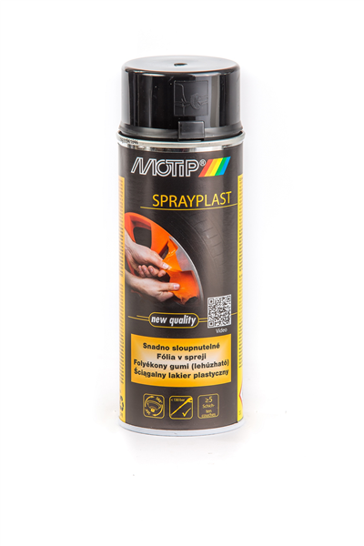 Motip Sprayplast černá lesk 400ml