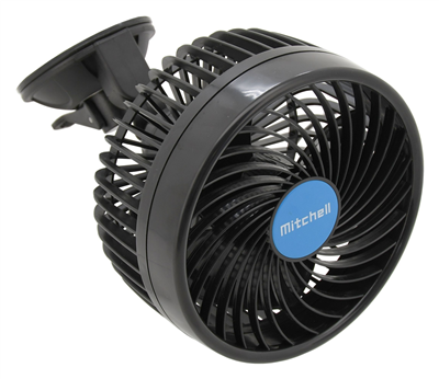 Ventilátor MITCHELL 150mm 12V na přísavku, 61008