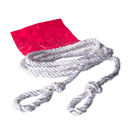 ČR DL01 Tažné lano 2,6t (s oky, bílé)