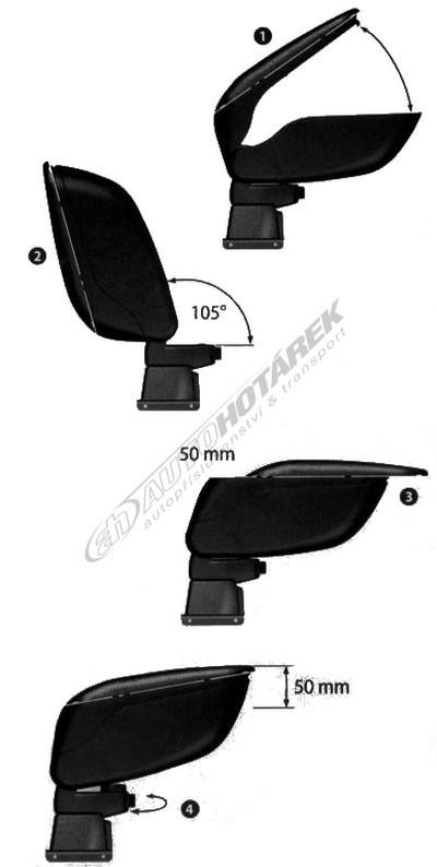 Loketní opěrka KIA PICANTO 2011-2017