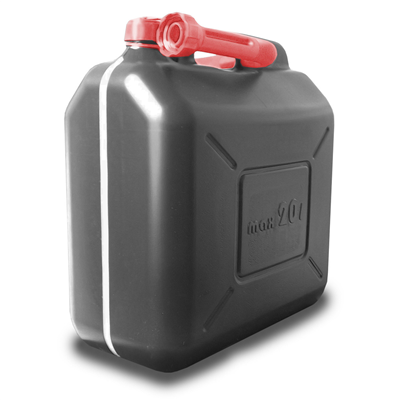 Plastový kanystr na PHM (černý AH, 20l)