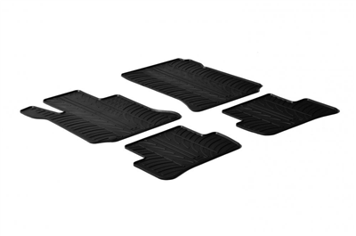 Gumové autokoberce Mercedes C-Class W204 2007-2014