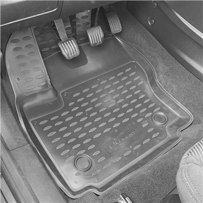 Gumové autokoberce Ford S-Max 2006-2015 (kul. fixace, rozteč fixací 31 cm)