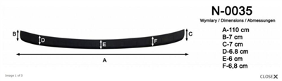 Ochranná lišta hrany kufru Nissan Qashqai 2014-2021