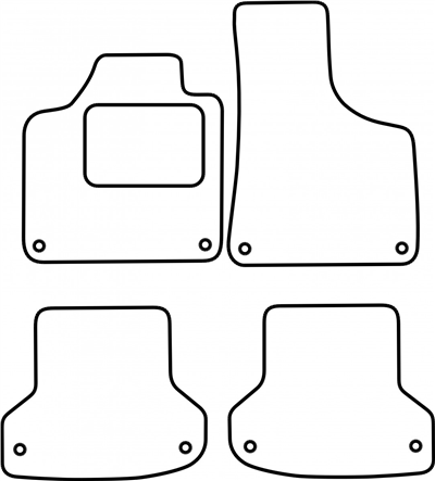 Textilní autokoberce Audi A3 2003-2012