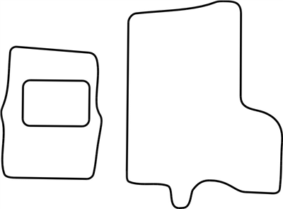 Textilní autokoberce Opel Movano 2000-2004 (přední, 2 díly)