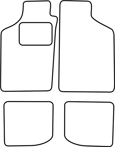 Textilní autokoberce VW Polo 1990-1994