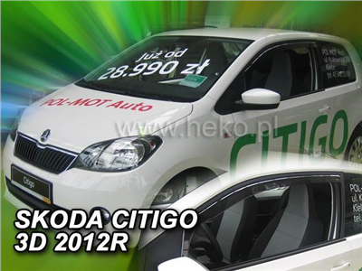 Ofuky oken Škoda Citigo 2012-2020 (přední, 3 dveře)