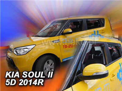 Ofuky oken Kia Soul 2014-2019 (4 díly)