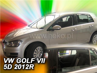 Ofuky oken VW Golf VII. 2012-2020 (hatchback, 4 díly)