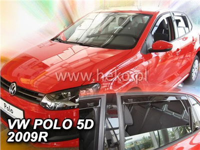 Ofuky oken VW Polo 2009-2017 (4 díly)