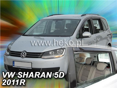 Ofuky oken VW Sharan 2010-2022 (4 díly)