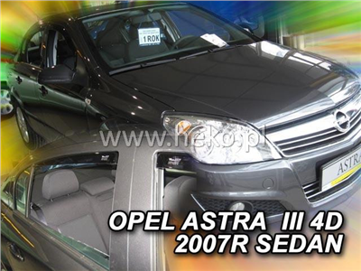 Ofuky oken Opel Astra H 2007-2014 (4 díly, sedan)