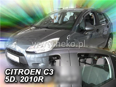 Ofuky oken Citroen C3 2009-2017 (4 díly)