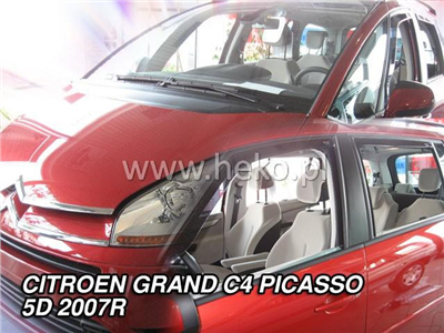 Ofuky oken Citroen C4 Grand Picasso 2006-2013 (4 díly)