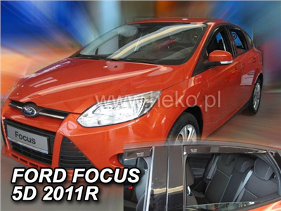 Ofuky oken Ford Focus 2011-2018 (4 díly, hatchback/sedan)