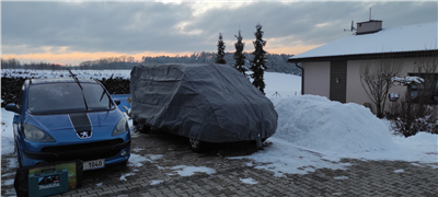 Autoplachta Mobile Garage van L480