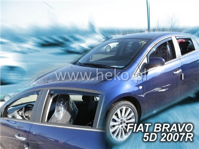 Ofuky oken Fiat Bravo 2009-2014 (4 díly)