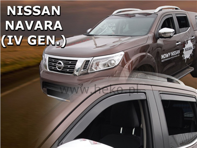 Ofuky oken Nissan Navara 2014- (4 díly)