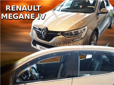 Ofuky oken Renault Megane 2016- (4 díly, hatchback)