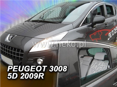 Ofuky oken Peugeot 3008 2009-2016 (4 díly)